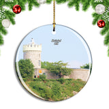 UK England Bristol The Clifton Observatory Christmas Ornament