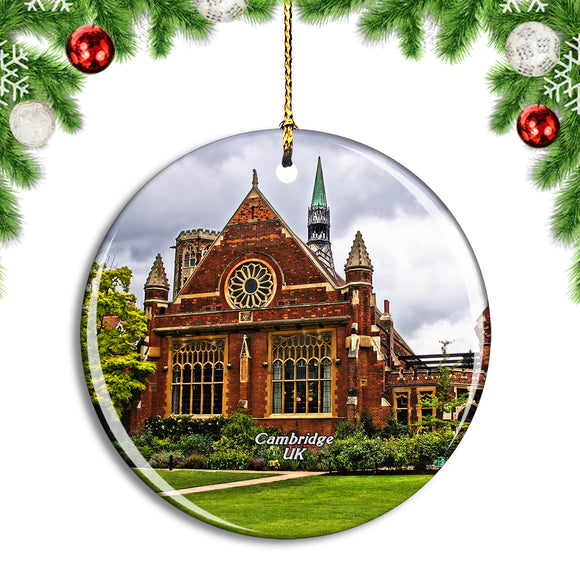 UK England Cambridge Hammerton College Christmas Ornament