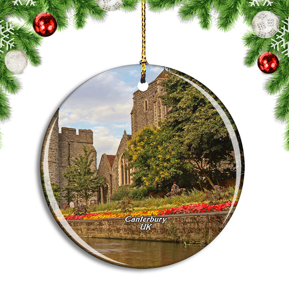 UK England Canterbury Westgate Gardens Christmas Ornament