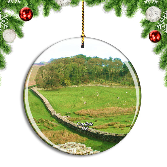 UK England Carlisle Hadrian's Wall Christmas Ornament