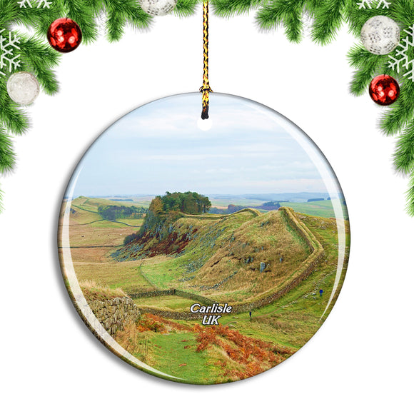 UK England Carlisle Hadrian's Wall Christmas Ornament