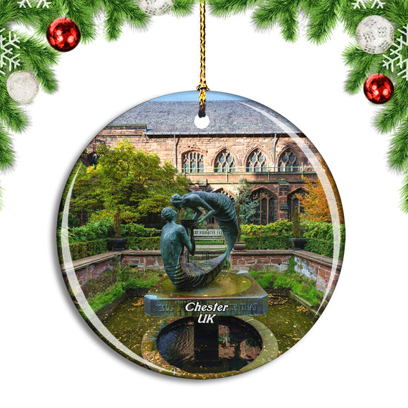 UK England Chester Cathedral Christmas Ornament