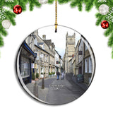 UK England Cirencester Stree Christmas Ornament