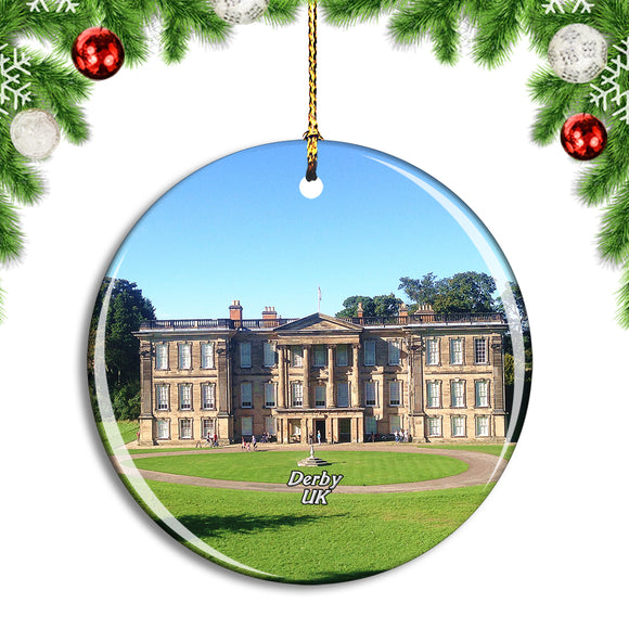 UK England Derby Calke Abbey Christmas Ornament