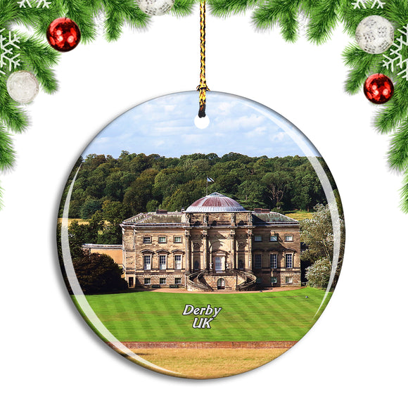 UK England Derby Kedleston Hall Christmas Ornament