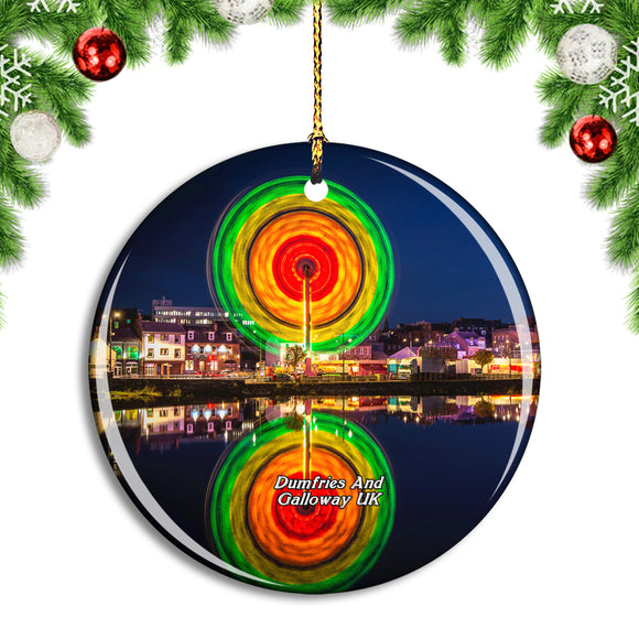 UK England Dumfries And Galloway Christmas Ornament