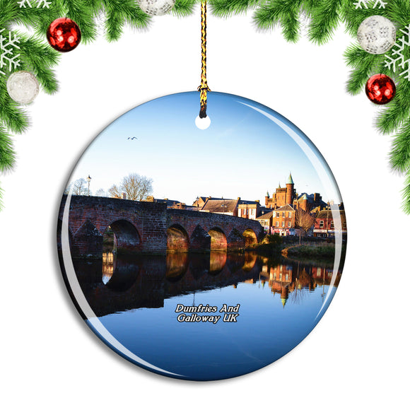 UK England Dumfries And Galloway Christmas Ornament