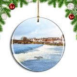 UK England Dumfries River Nith Christmas Ornament