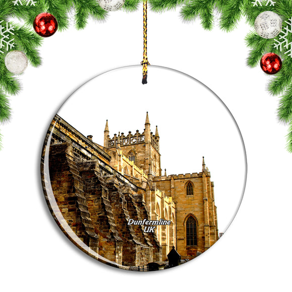 UK England Dunfermline Abbey and Palace Christmas Ornament