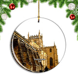 UK England Dunfermline Abbey and Palace Christmas Ornament