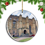 UK England Durham Castle Christmas Ornament