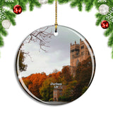 UK England Durham Cathedral Christmas Ornament