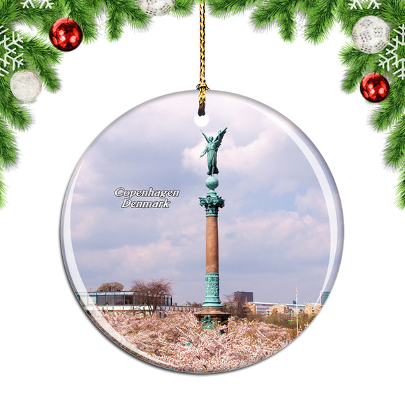 Denmark Langelinie Park Copenhagen Christmas Ornament