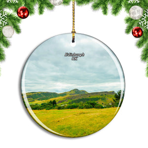 UK England Edinburgh Holyrood Park Christmas Ornament