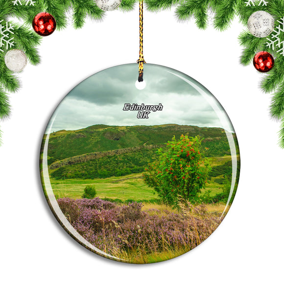 UK England Edinburgh Holyrood Park Christmas Ornament