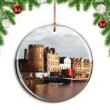 UK England Edinburgh Leith Christmas Ornament