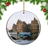 UK England Edinburgh N Bridge Christmas Ornament