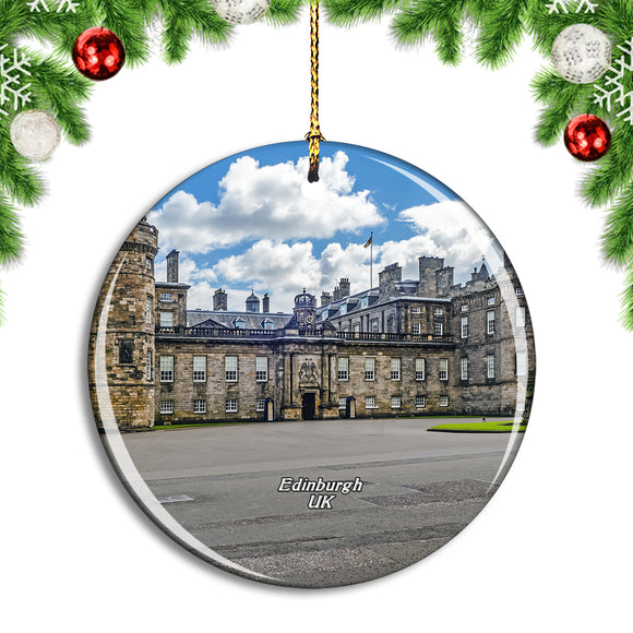 UK England Edinburgh Palace of Holyroodhouse Christmas Ornament