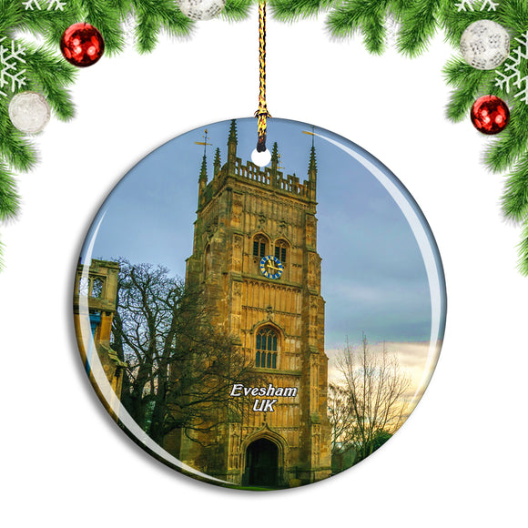 UK England Evesham Christmas Ornament