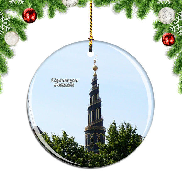 Denmark Our Saviour's Church Copenhagen Christmas Ornament