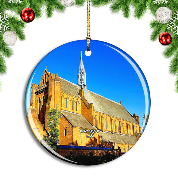 UK England Glasgow Barony Hall Christmas Ornament