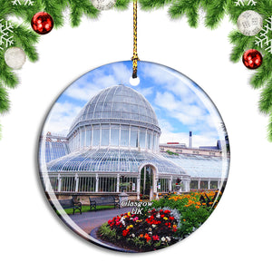 UK England Glasgow Botanic Gardens Christmas Ornament