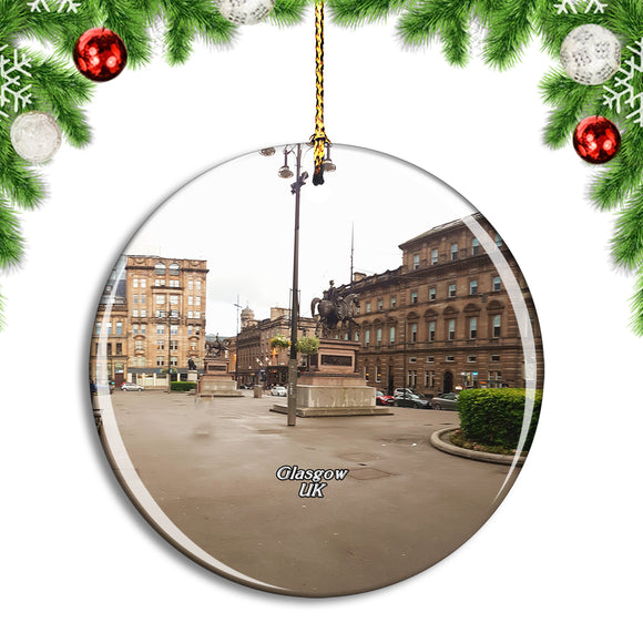 UK England Glasgow George Square Christmas Ornament