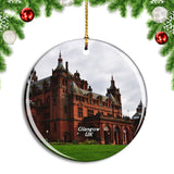 UK England Glasgow Kelvingrove Art Gallery and Museum Christmas Ornament