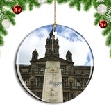 UK England Glasgow Christmas Ornament