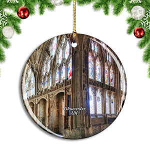 UK England Gloucester Cathedral Christmas Ornament