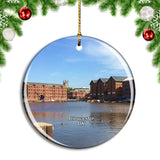 UK England Gloucester Docks Christmas Ornament