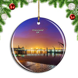 UK England Gravesend Bay Christmas Ornament