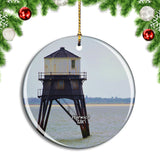 UK England Harwich Coast Tower Christmas Ornament