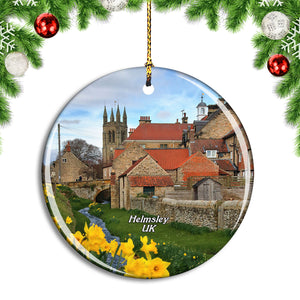 UK England Helmsley Walled Garden Christmas Ornament