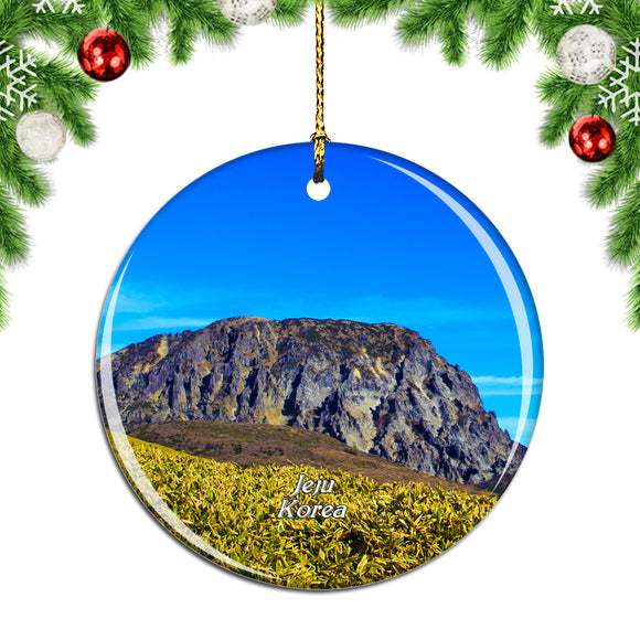 Hallasan National Park Jeju Korea Christmas Ornament