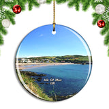 UK England Isle Of Man Port Erin Christmas Ornament