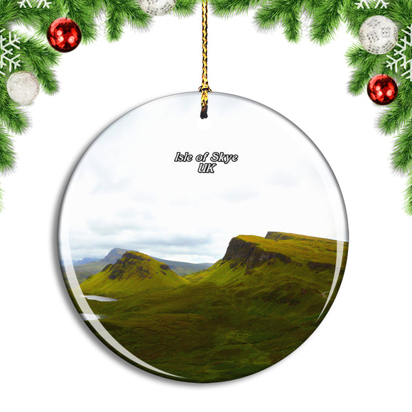 UK England Isle of Skye Quiraing Christmas Ornament