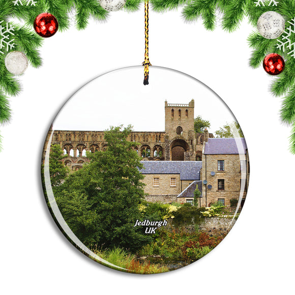 UK England Jedburgh Abbey Christmas Ornament