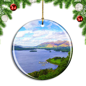 UK England Keswick Derwentwater Christmas Ornament