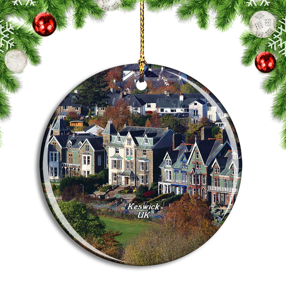 UK England keswick Christmas Ornament