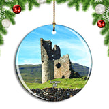 UK England Lergue Ardvreck Castle Christmas Ornament