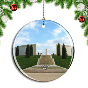 UK England Lichfield National Memorial Arboretum Christmas Ornament