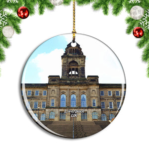 UK England Liverpool Town Hall Christmas Ornament