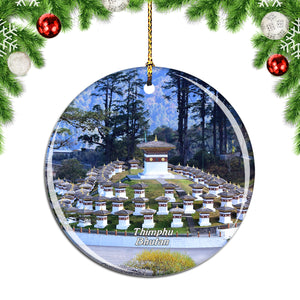 Dochula Pass Thimphu Bhutan Christmas Ornament