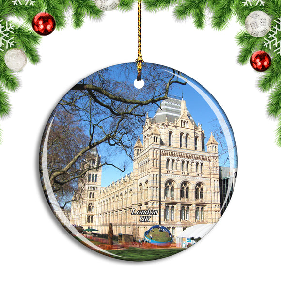 UK England London Natural History Museum Christmas Ornament