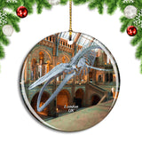 UK England London Natural History Museum Christmas Ornament