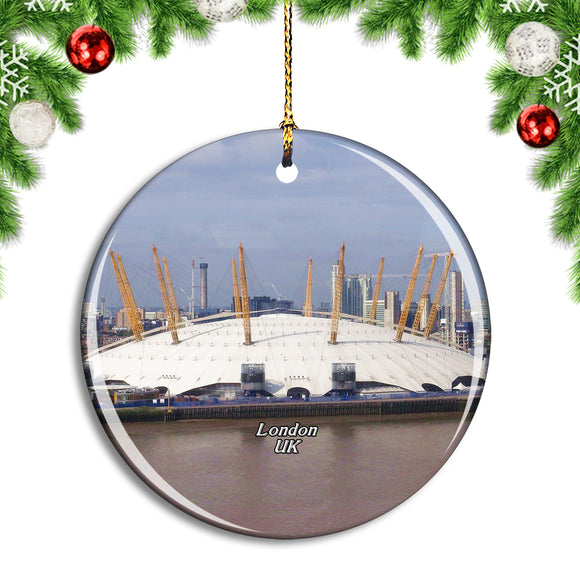 UK England London O2 Arena Christmas Ornament