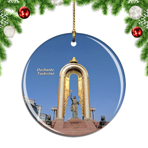 Dushanbe Tajikistan Christmas Ornament