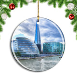 UK England London The Shard Christmas Ornament