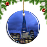 UK England London The Shard Christmas Ornament